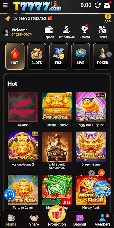 T7777 Game